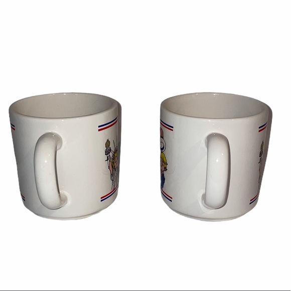 Vintage Campbell’s Soups SALUTE AMERICA cup mug x2 - Picture 9 of 15